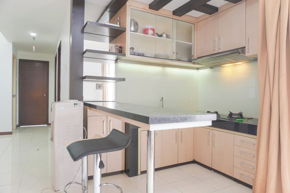Apartment | Private kitchen | Fridge, stovetop, electric kettle, rice cooker