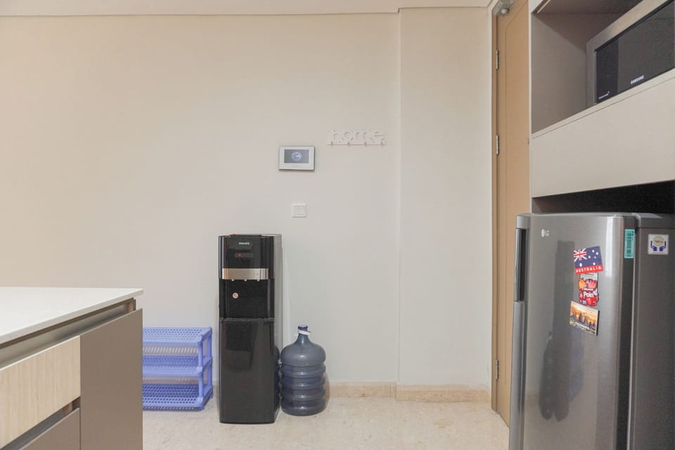 Apartment | Private kitchen | Fridge, microwave, stovetop