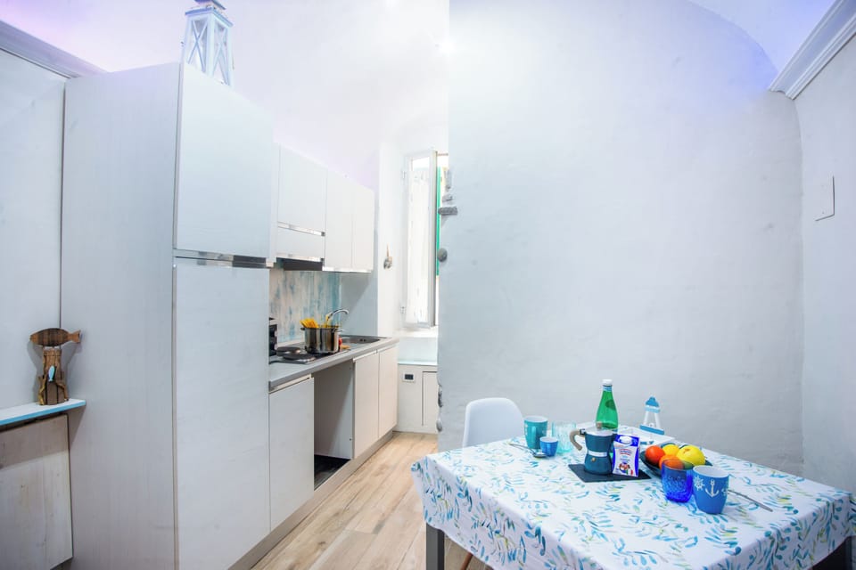 Kitchen and dining area