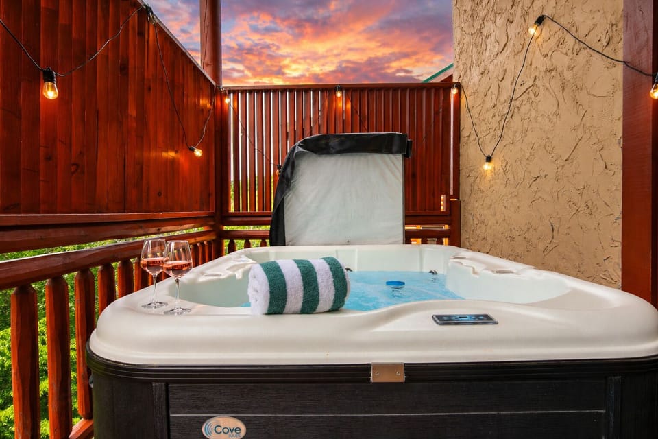 Unwind in our inviting hot tub.