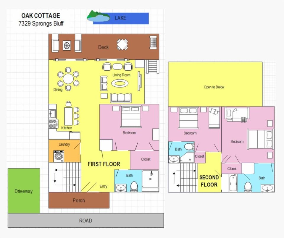 Birdseye floor plan