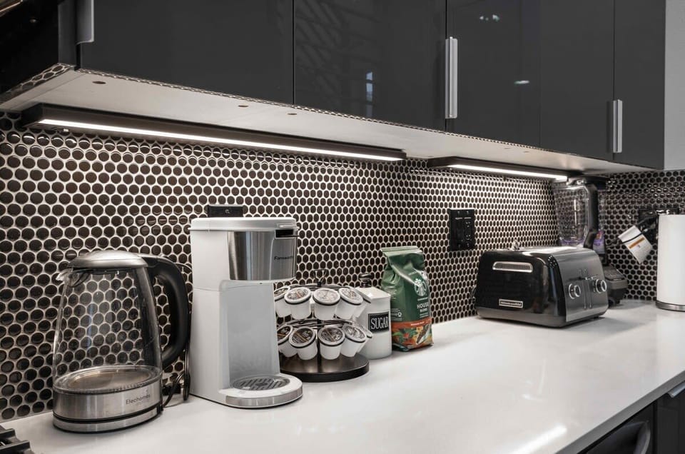 The kitchen is well equipped