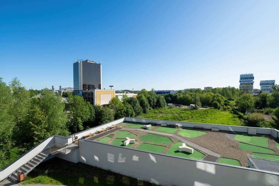 Green rooftops and peaceful city surroundings – enjoy tranquility right in the heart of the city.

