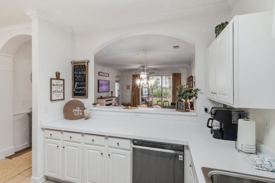 View of Condo from Kitchen