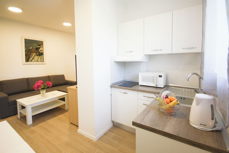 Apartment (Apartment Goge - One-Bedroom Apartmen) | Private kitchen | Fridge