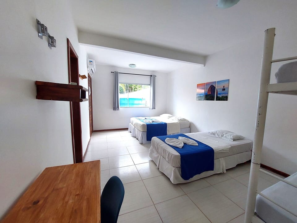 Family Quadruple Room, Private Bathroom | Desk, laptop workspace, iron/ironing board, free WiFi