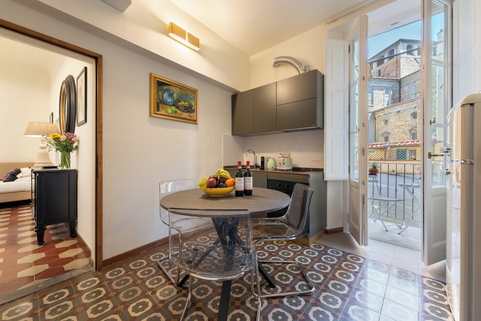 Kitchen and living room
