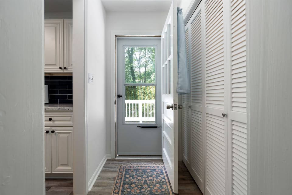 Door to back deck from upstairs