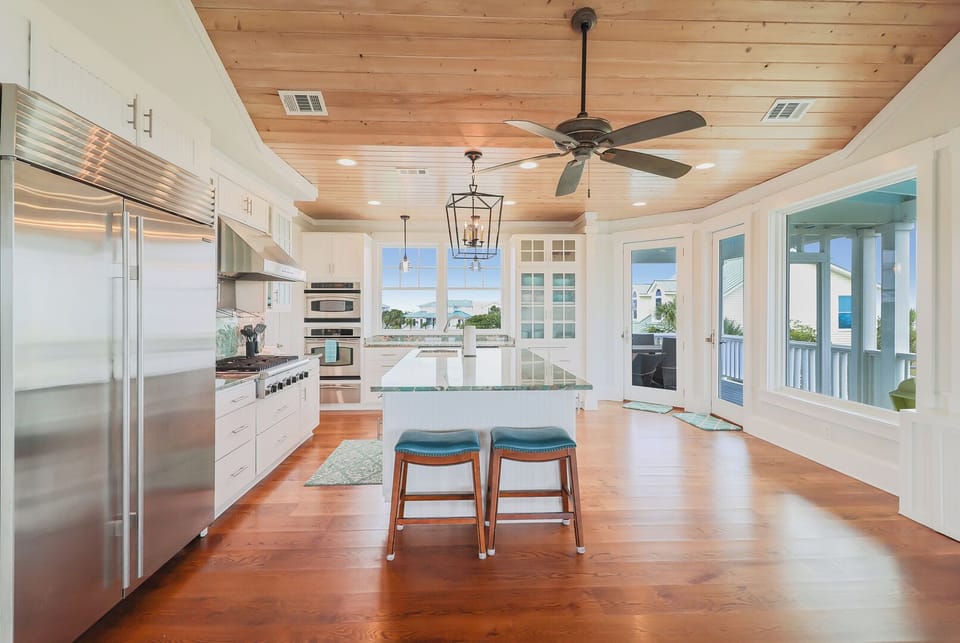 Kitchen on the top floor