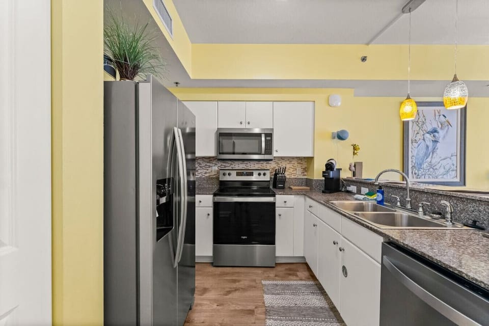 Fully Stocked Kitchen with Ocean Views and Bar Seating