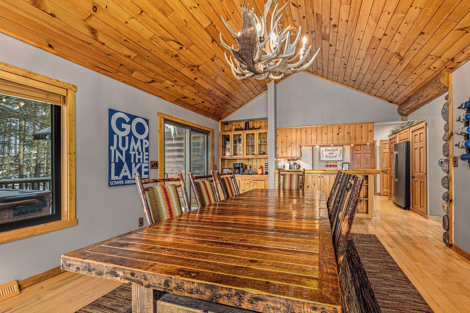 Dining Room Adjacent to Deck
