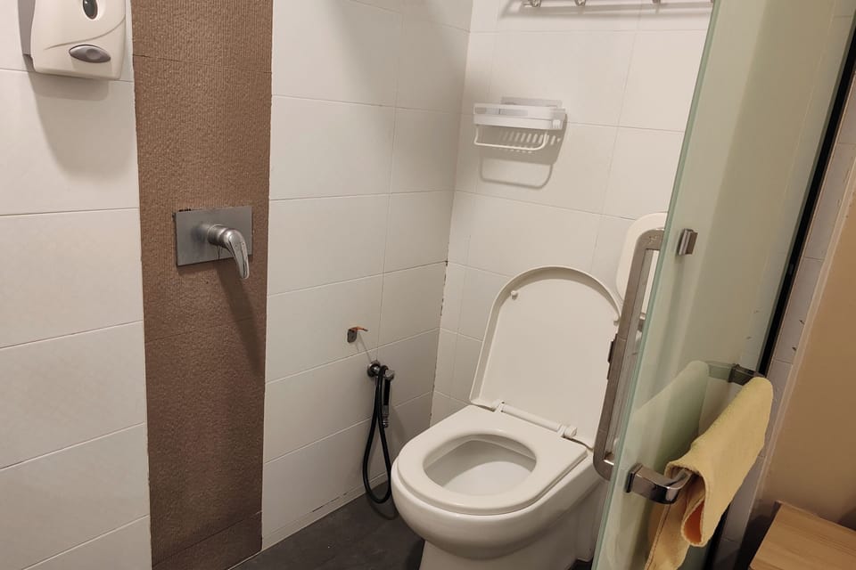 Double Room | Bathroom | Shower, rainfall showerhead, free toiletries, hair dryer