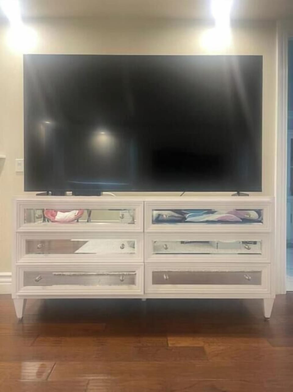 Primary bedroom TV
