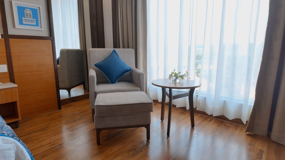 Premium bedding, down comforters, Select Comfort beds, minibar