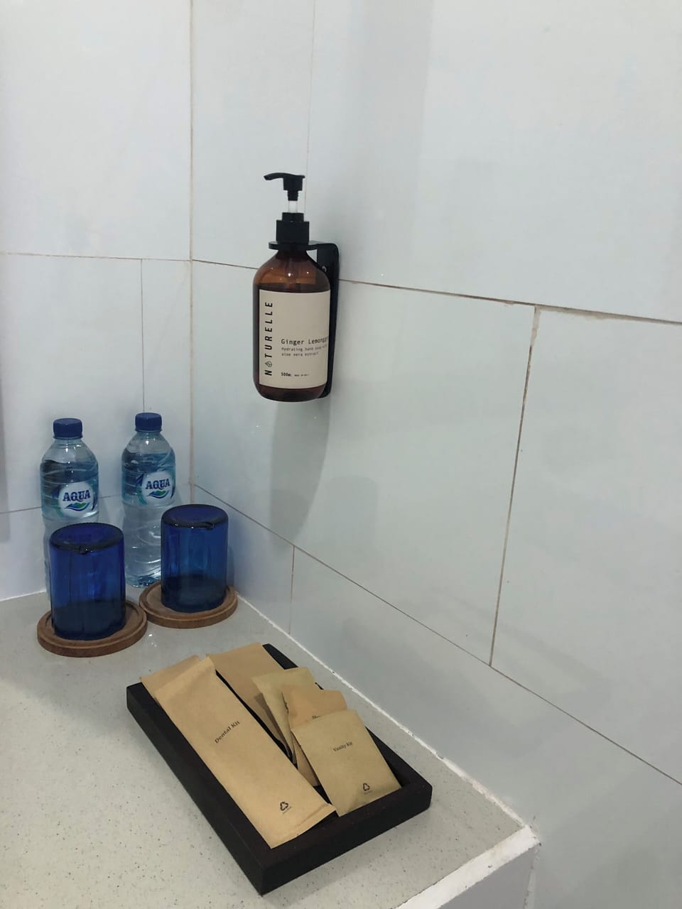 Free toiletries, hair dryer, towels, shampoo