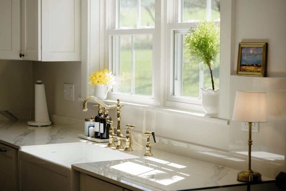 Enjoy cooking while marveling at the scenic countryside views.