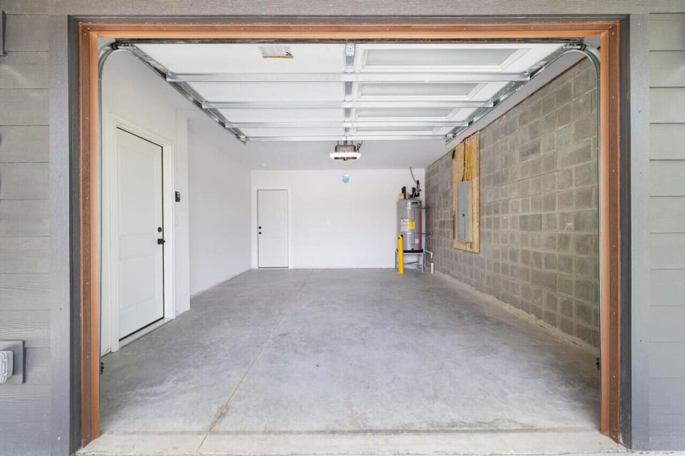 Guests have access to the garage for parking or storage.
