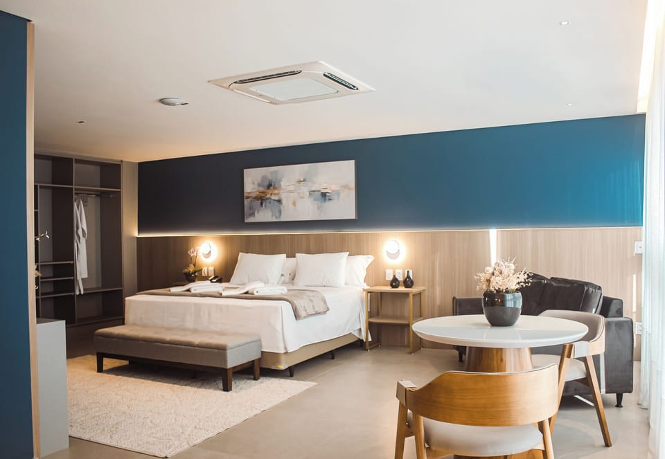 Luxury Suite, City View | Individually furnished, laptop workspace, soundproofing, free WiFi