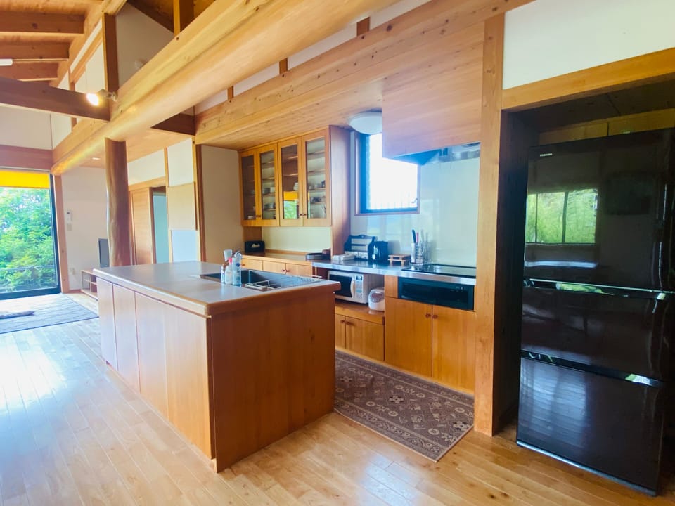 Deluxe Villa, Non Smoking | Private kitchen | Full-size fridge, microwave, stovetop, electric kettle