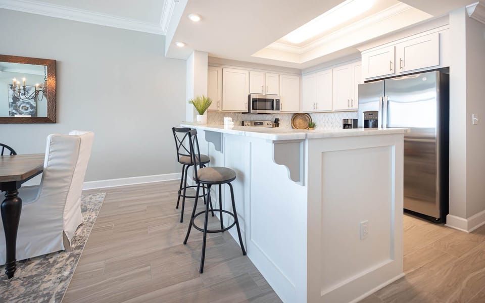 Condo, 2 Bedrooms | Private kitchen | Coffee/tea maker, fridge, oven