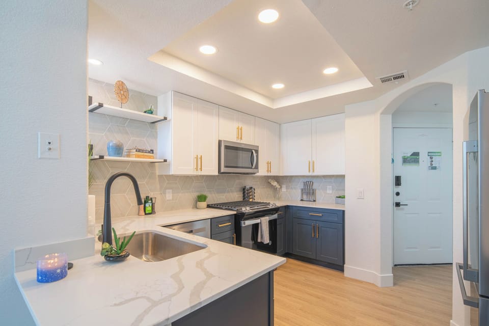 Channel your inner chef in our fully equipped kitchen - where every spice, tool, and gadget awaits your culinary adventures!