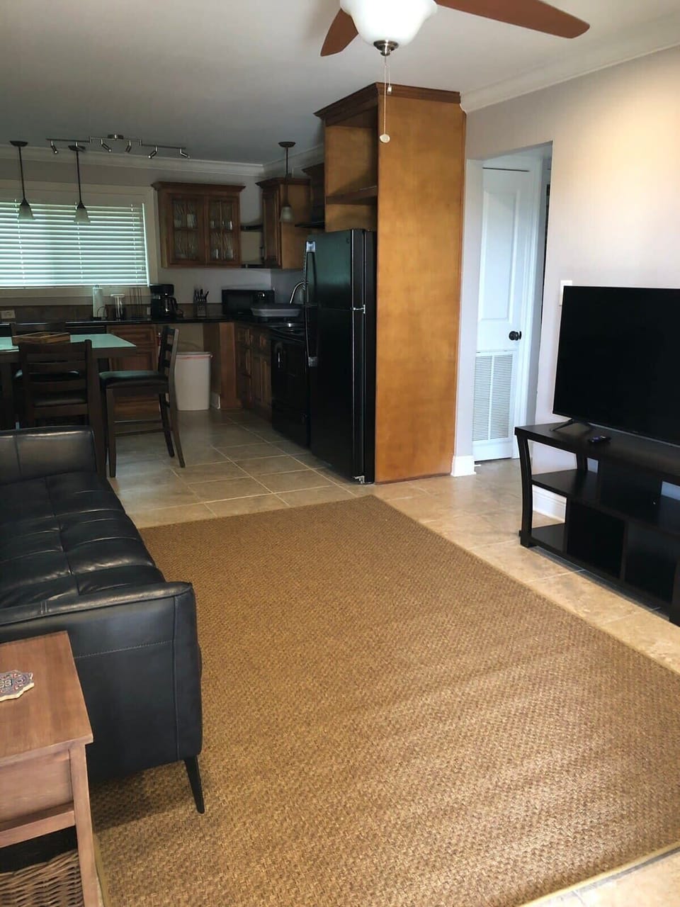 Open concept living/dining area off the kitchen