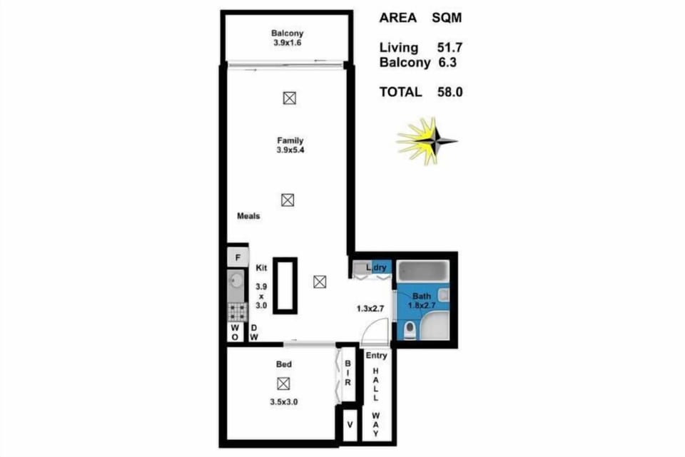 Floor plan of Apartment