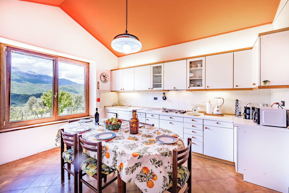 Kitchen and dining area