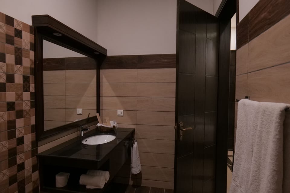 Superior Double Room | Bathroom | Shower, rainfall showerhead, free toiletries, towels