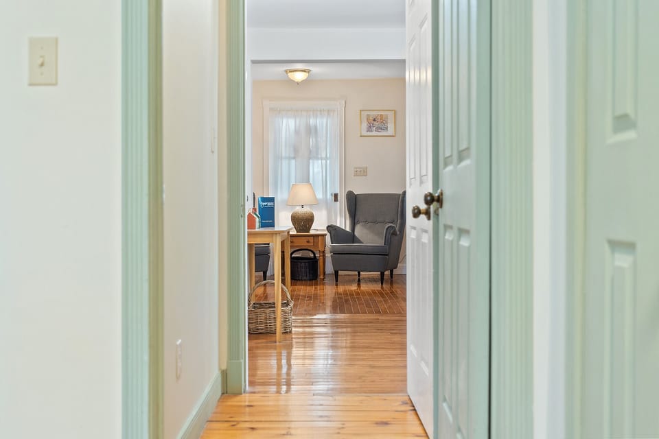 The Cedar House - main floor hallway