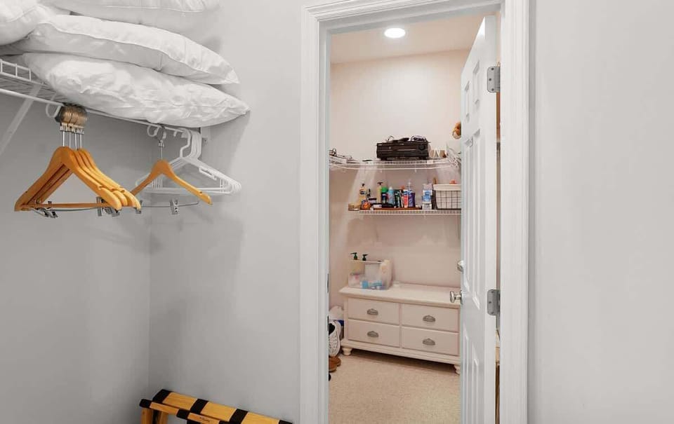 Second floor primary bedroom and en suite bathroom