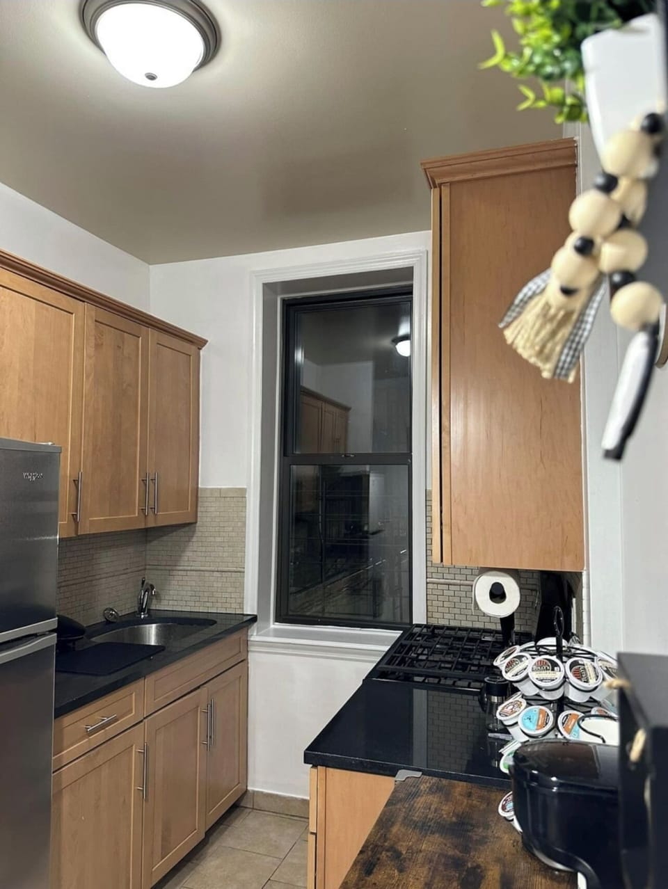 Fully equipped kitchen. 