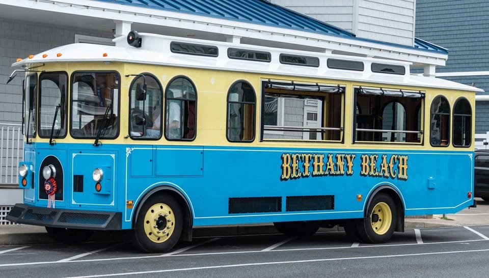 Bethany Beach Trolley -- FREE rides (Stop #7 - 2nd St & Tingle Ave)