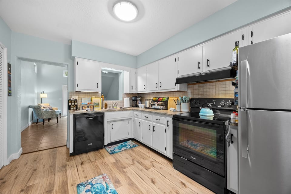 Kitchen Bliss: Bright and airy space with modern appliances for your culinary adventures!