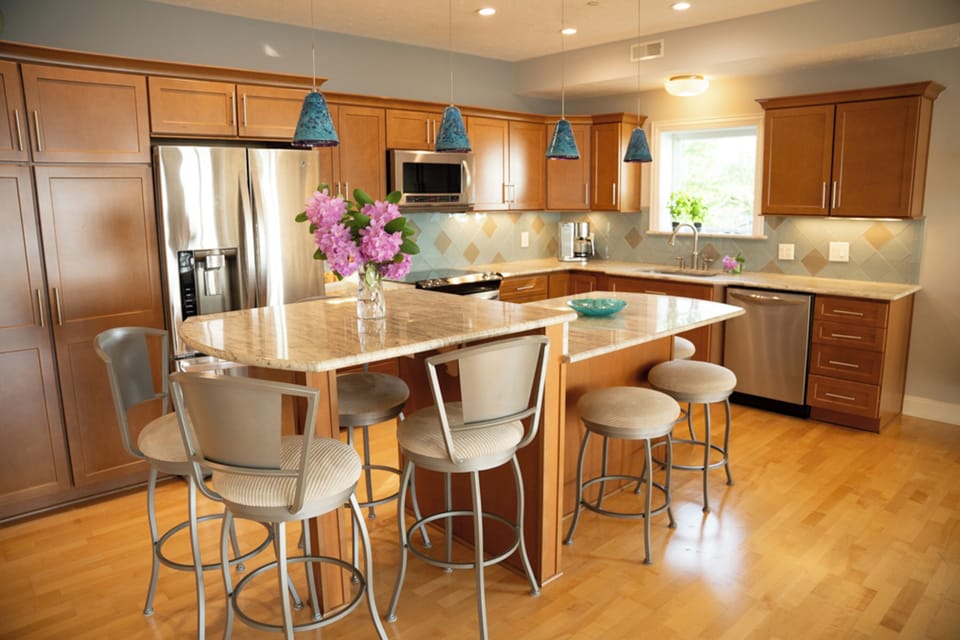 Open concept kitchen
