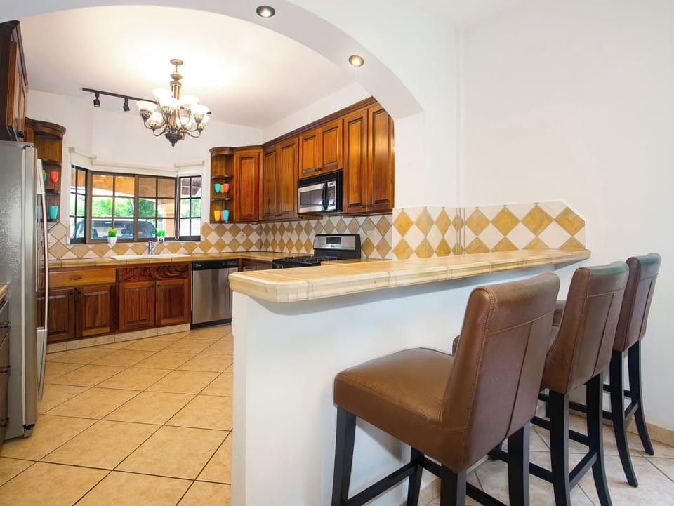 kitchen with seating