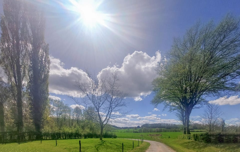 outside