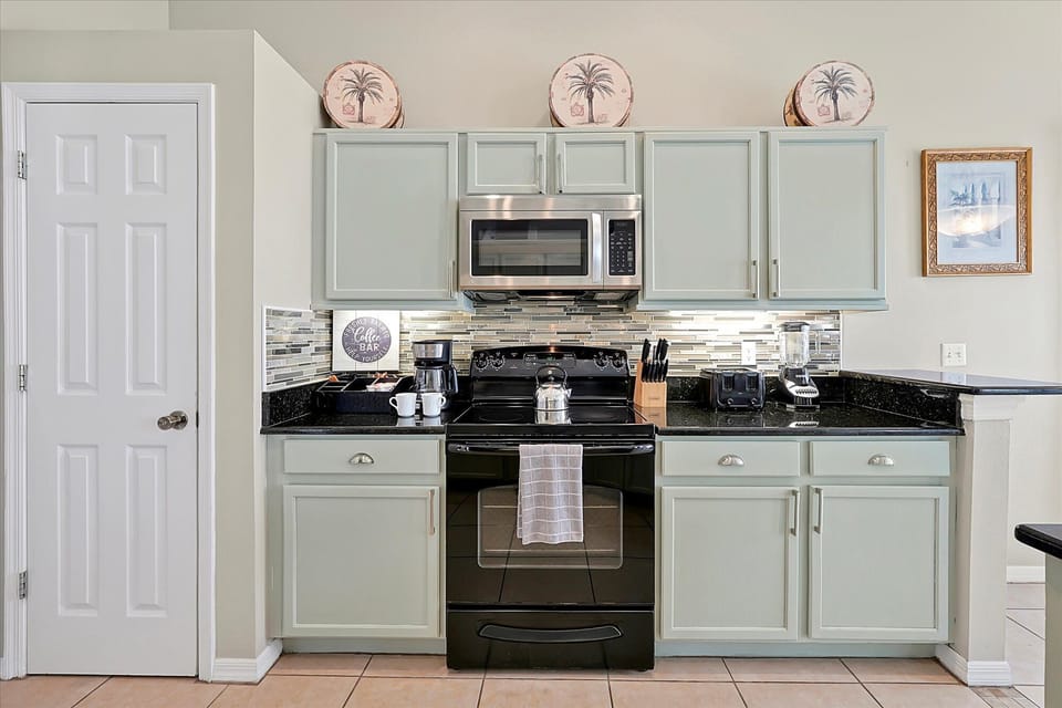 Well stocked kitchen