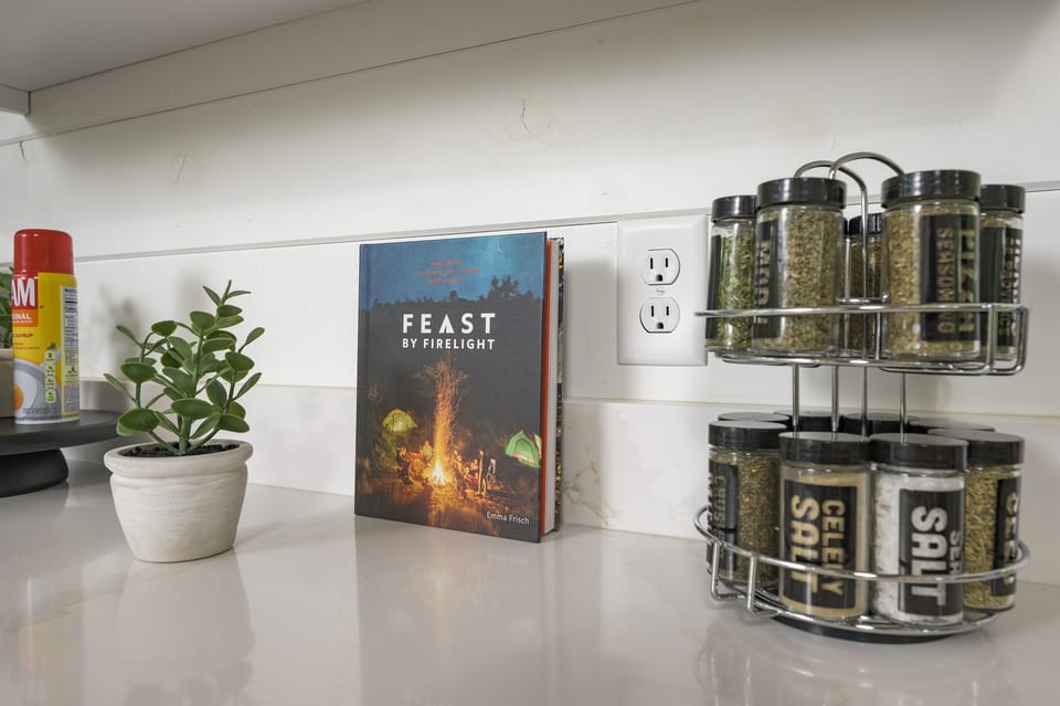 Our kitchen is stocked with the cooking essentials