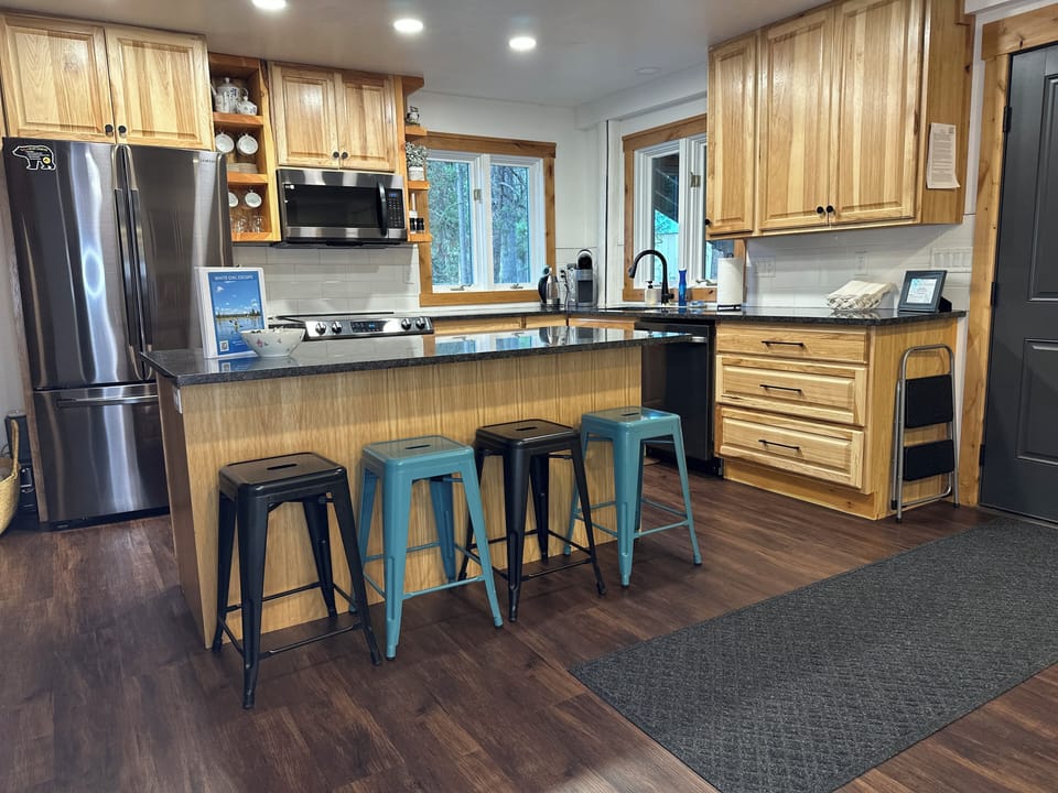Gather around the Bar as you prepare your meals