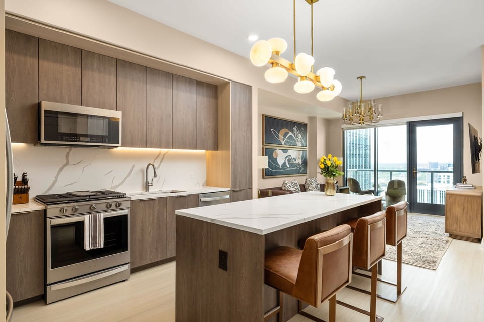 Kitchen fully equipped with all modern amenities