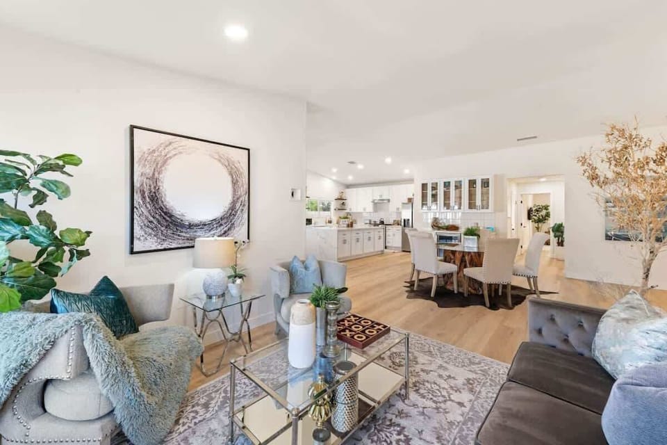 Living area perfect for group gatherings.