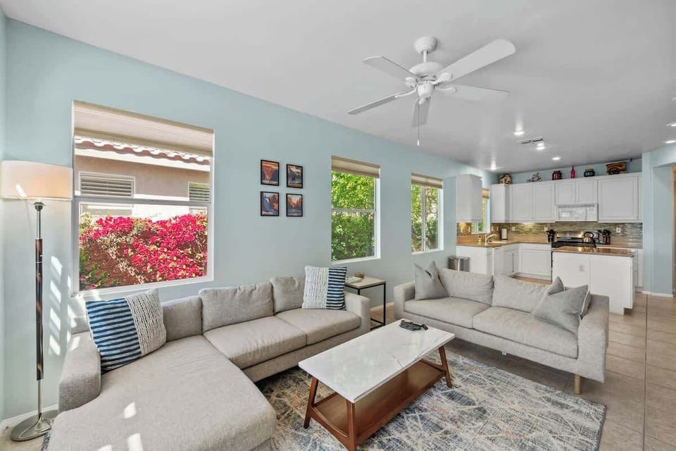 Comfy seating in living room