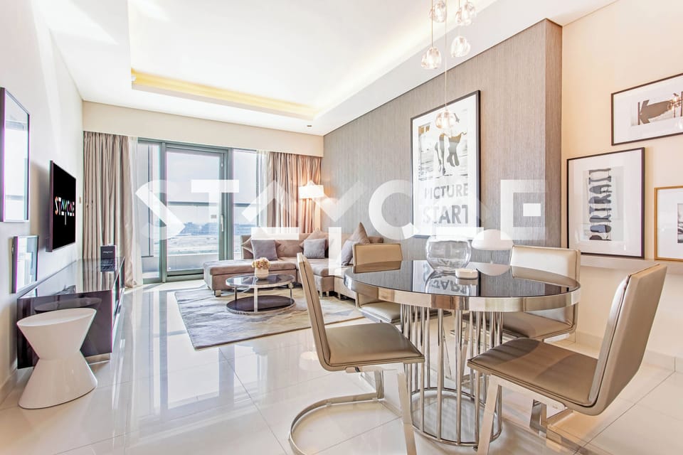 Basic Apartment | Living area | 40-inch flat-screen TV with cable channels