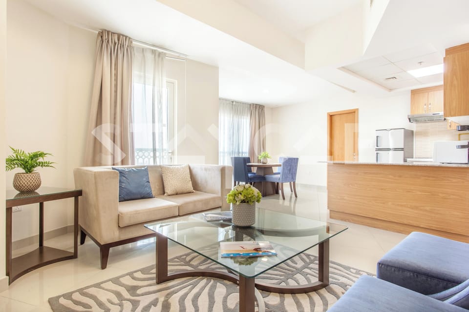 3 Bedroom Apartment | Living area | Smart TV