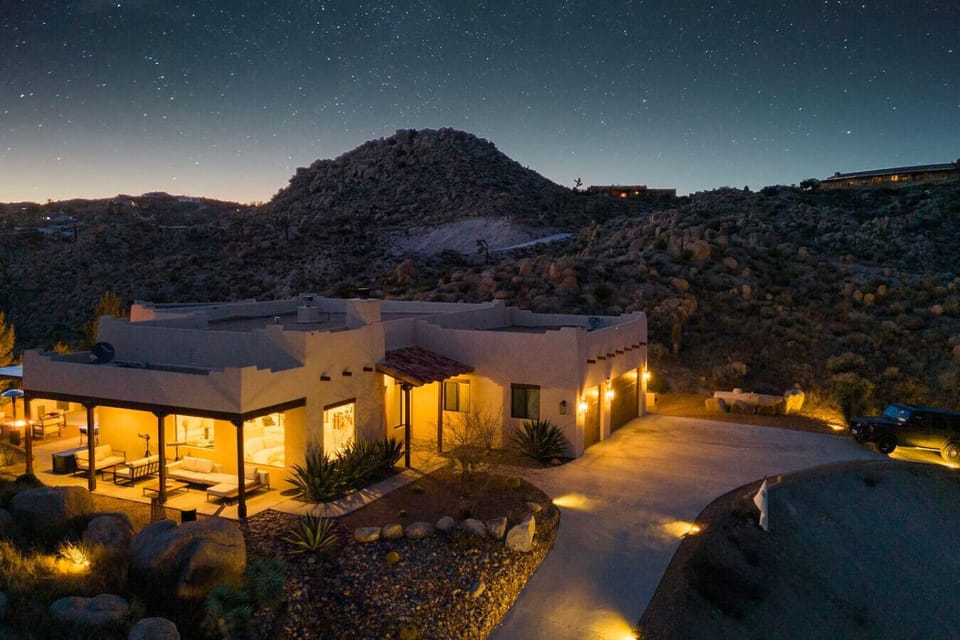 Warm adobe, starlit sky, ancient rock, and total silence. Magic is real here.