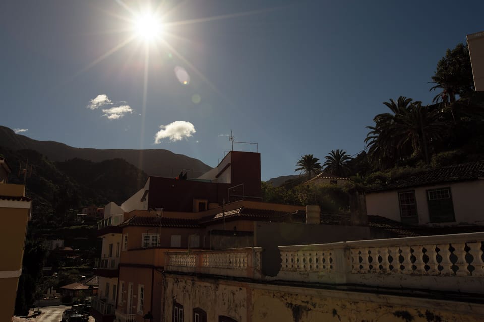 Sunny terrace at Casa Luisa