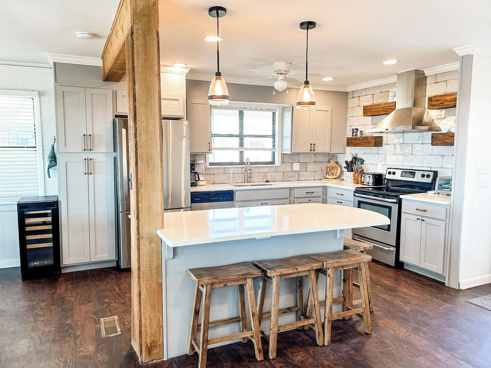 Kitchen with Bar Seating
