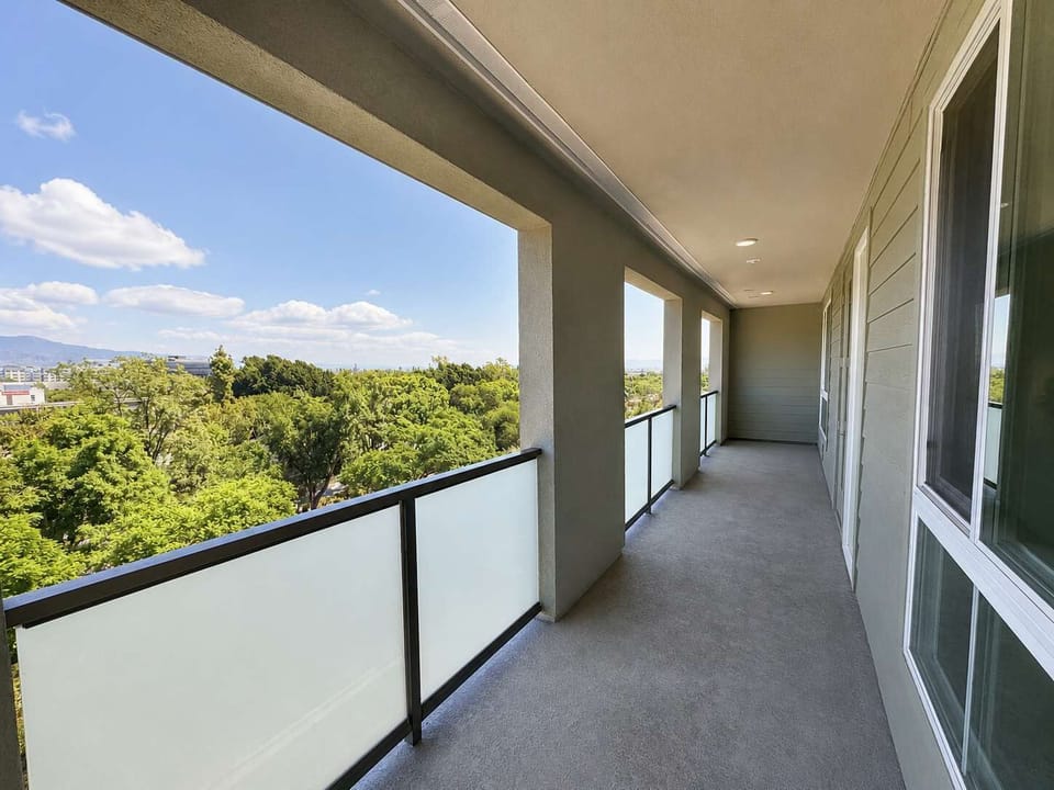 Enjoy stunning views of the iconic city from your own private balcony.