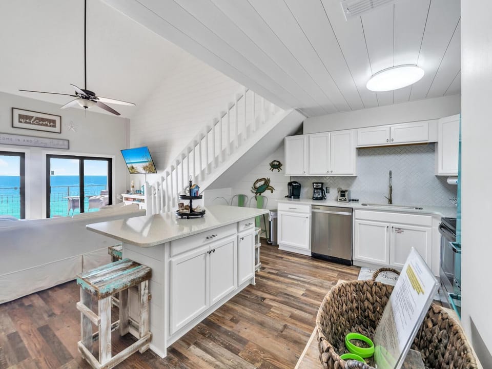 Condo, Multiple Beds (Crystal Villas 12B) | Private kitchen | Oven, toaster